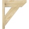 Ekena Millwork Traditional Slat Rough Sawn Outlooker, Douglas Fir, 8"W x 22"D x 26"H OUT08X22X26TRA06RDF - alternate 2